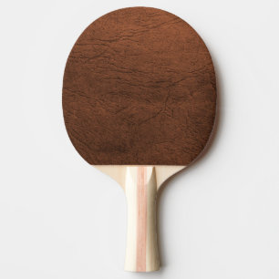 Pala De Ping Pong Día del Cuero Marrón y los Padres