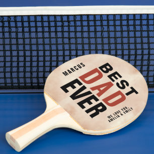 Pala De Ping Pong Día del padre de la mejor color de agua de moda