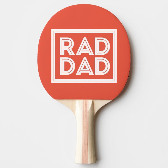 Pala De Ping Pong Día del padre - Papá loco (Anverso)