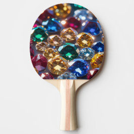 Pala De Ping Pong Diamantes De Muchos Colores