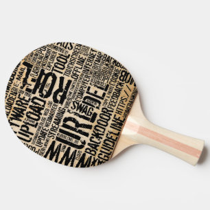Pala De Ping Pong Diccionario de computadoras - vintage