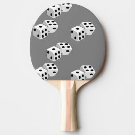 Pala De Ping Pong Dices en gris