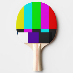Pala De Ping Pong Dificultades coloridas Arcoiris Colores divertidos