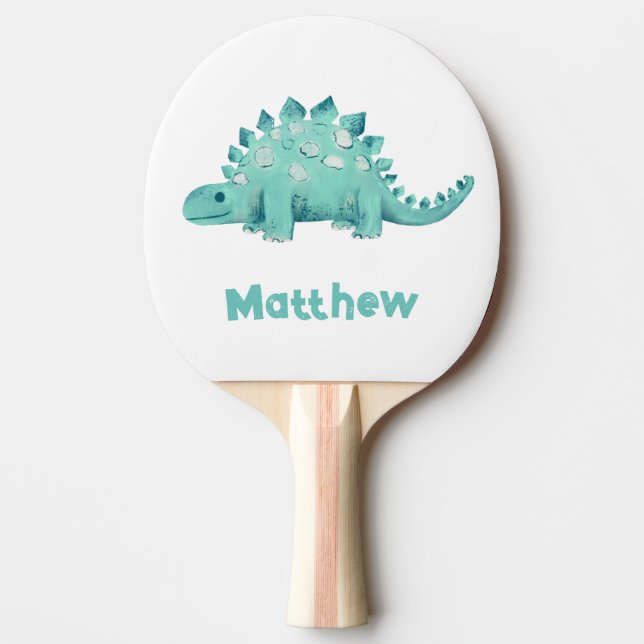 Pala De Ping Pong Dinosaurio (Anverso)