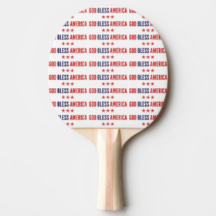 Pala De Ping Pong Dios bendiga a Estados Unidos
