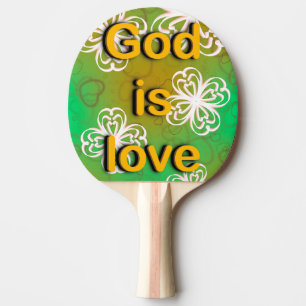 Pala De Ping Pong Dios es amor