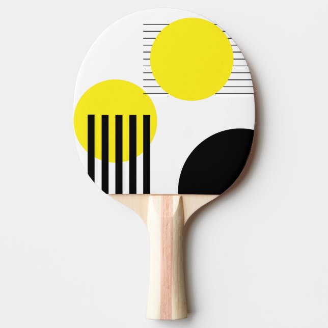 Pala De Ping Pong Diseño abstracto (Anverso)
