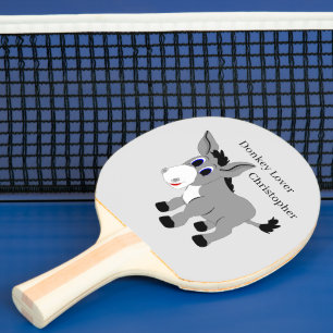 Pala De Ping Pong Diseño de burro personalizado
