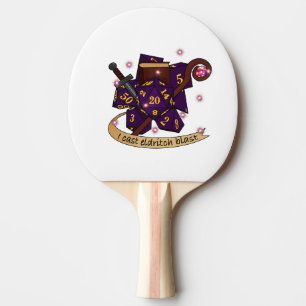 Pala De Ping Pong Diseño de dados de bloqueo