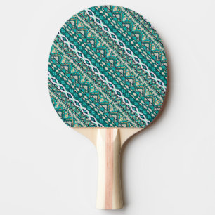 Pala De Ping Pong Diseño de diseño verde puro diseño de patrones azt