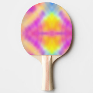 Pala De Ping Pong Diseño de gradiente de color iridiscente pastel
