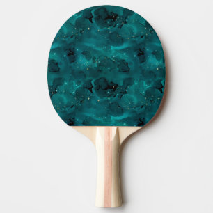 Pala De Ping Pong Diseño de la serie de galaxias verde azuladas 2