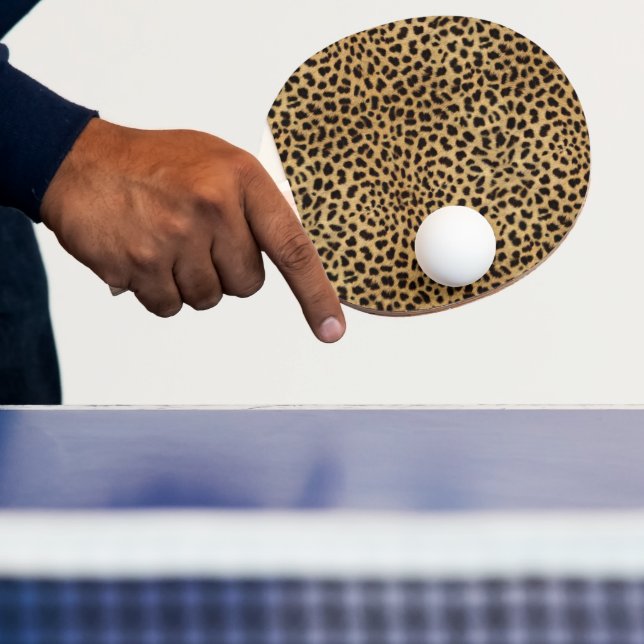 Pala De Ping Pong Diseño de leopardo (in situ)