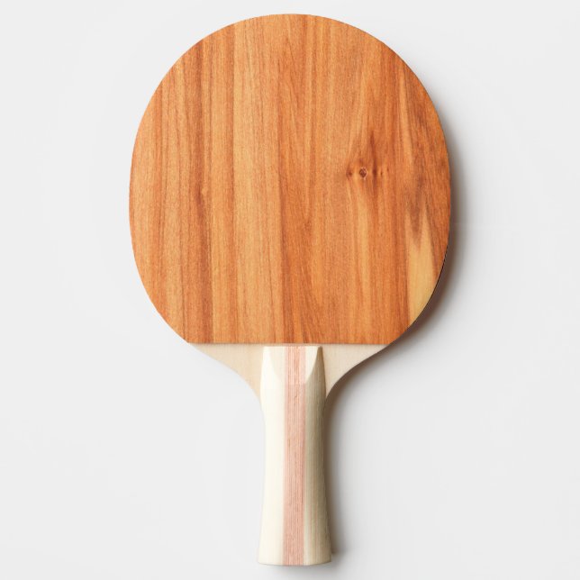 Pala De Ping Pong Diseño de madera de la textura (Anverso)