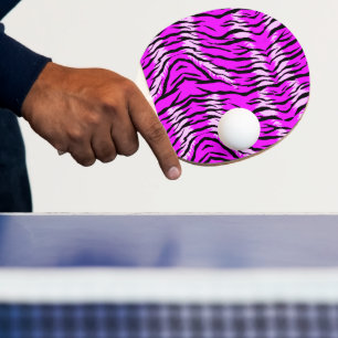 Pala De Ping Pong Diseño de patrón de piel de tigre púrpura