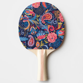 Pala De Ping Pong Diseño de patrón incomparable de Paisley Vintage