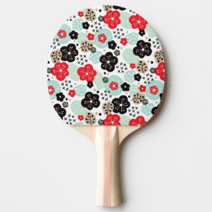 Pala De Ping Pong Diseño de patrones japoneses lindos