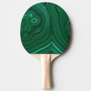 Pala De Ping Pong Diseño de piedra natural de malaquita de piedra g