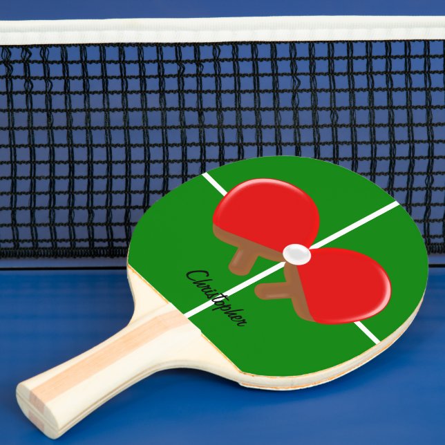 Pala De Ping Pong Diseño de tenis de mesa (in situ)