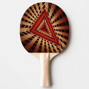 Pala De Ping Pong Diseño gráfico fractal moderno de 3D Fantasy Netwo