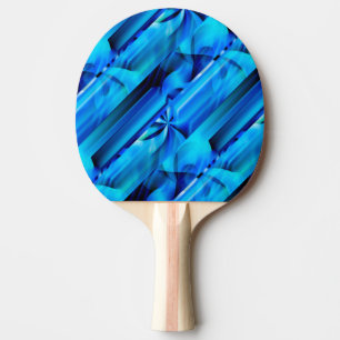 Pala De Ping Pong Diseño gráfico impecable - negro azul I