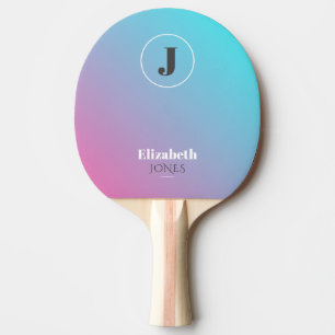 Pala De Ping Pong Diseño minimalista en tonos pastel