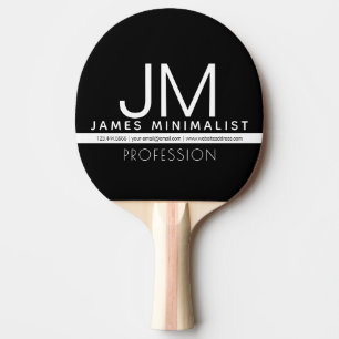 Pala De Ping Pong Diseño minimalista profesional moderno Blanco y