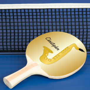 Pala De Ping Pong Diseño saxofónico