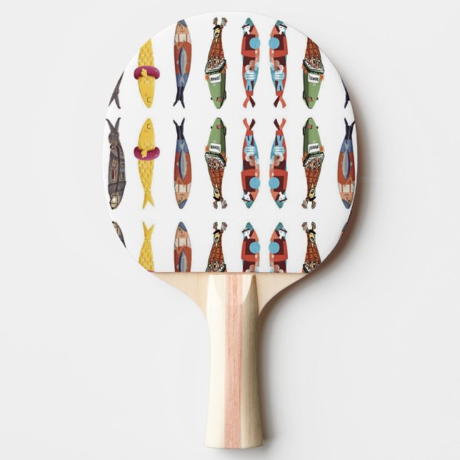 Pala De Ping Pong Diseños de Portugal (Anverso)
