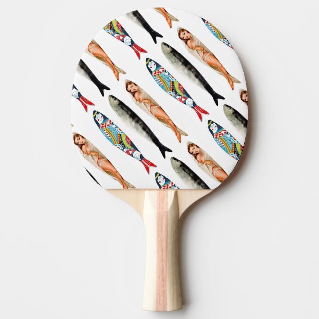 Pala De Ping Pong Diseños de Portugal (Anverso)