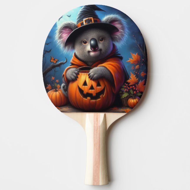Pala De Ping Pong Disfraz de Halloween de Koala (Anverso)