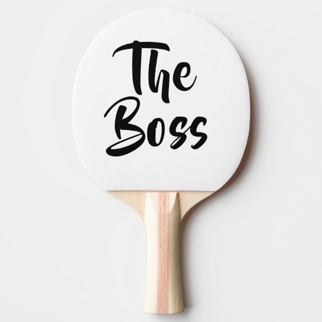 PALA DE PING PONG DIVERSIÓN, EL JEFE (Anverso)