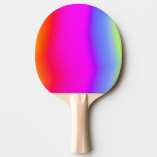 Pala De Ping Pong Diversión multicolora Arco iris-Como la paleta de
