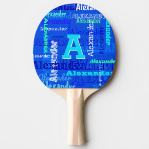 Pala De Ping Pong Diversión personalizada y monogramada