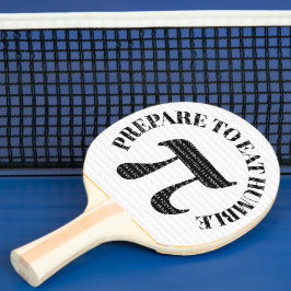 Pala De Ping Pong Divertido prepararse para comer algo de humor para