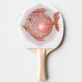 Pala De Ping Pong Dogfish rosa dulce con hueso