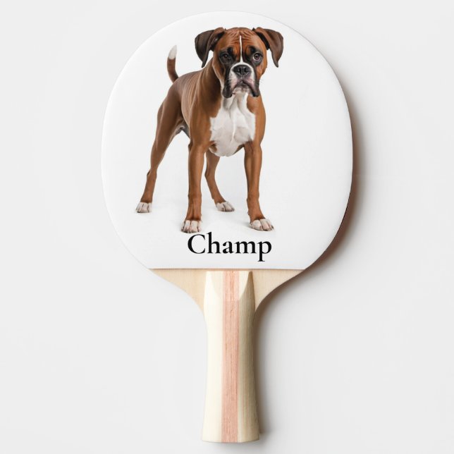 Pala De Ping Pong Doggy Paddle Boxer (Anverso)