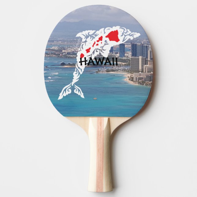 Pala De Ping Pong Dolphin Waikiki (Anverso)