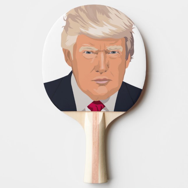 PALA DE PING PONG DONALD TRUMP (Anverso)