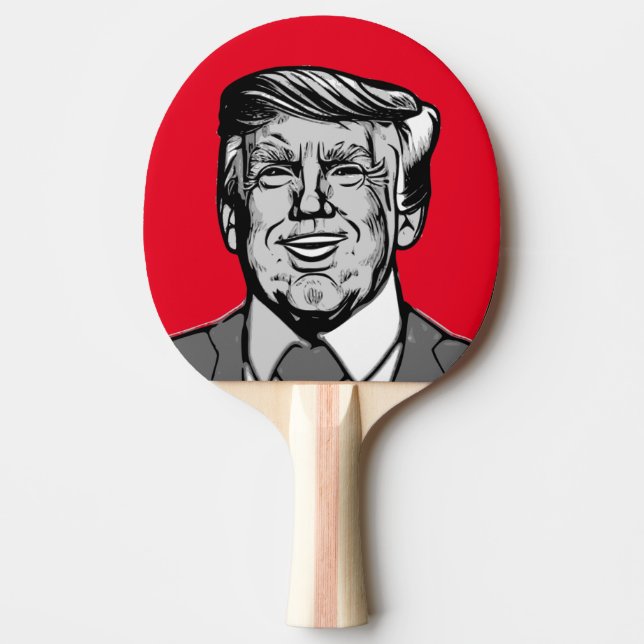 PALA DE PING PONG DONALD TRUMP (Anverso)