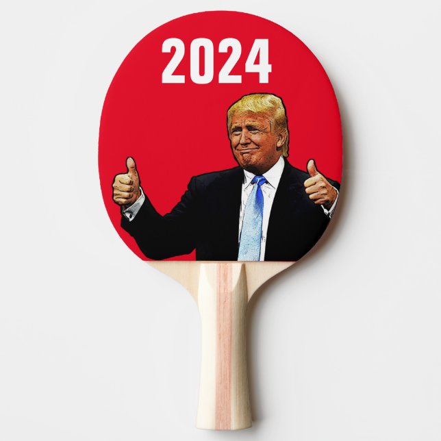 PALA DE PING PONG DONALD TRUMP 2024 PING PONG PADDLE (Anverso)