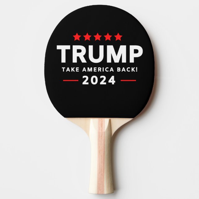 Pala De Ping Pong Donald Trump 2024 recuperó a Estados Unidos (Anverso)