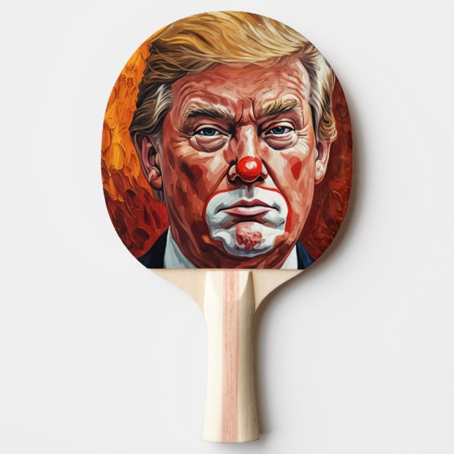 Pala De Ping Pong donald trump clown  (Anverso)