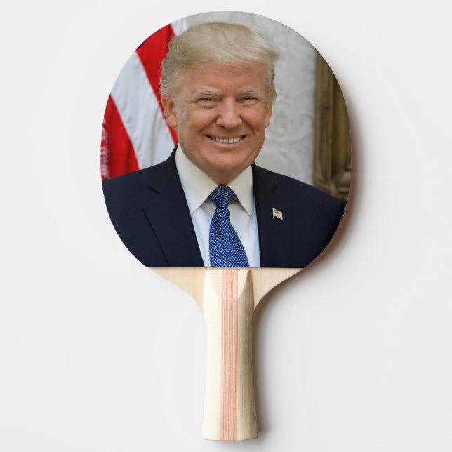 Pala De Ping Pong Donald Trump Presidente de EE. UU. Casa Blanca MAG (Anverso)