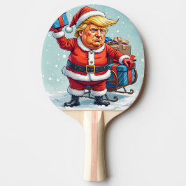 Pala De Ping Pong Donald Trump Santa Claus