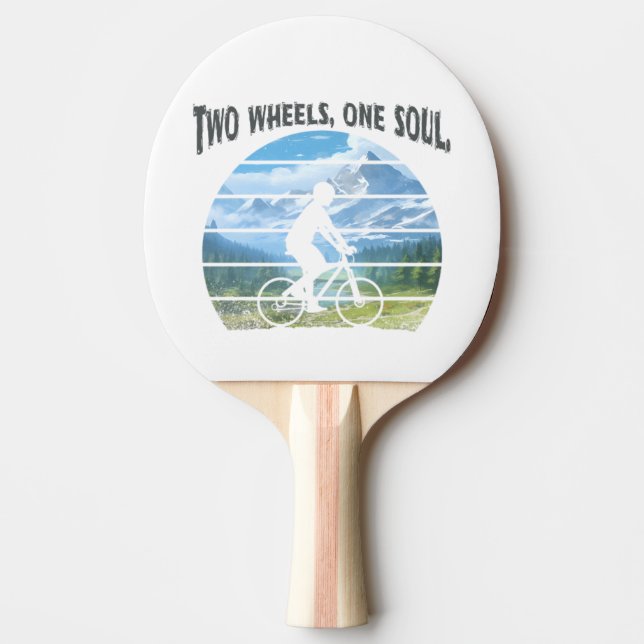 Pala De Ping Pong Dos ruedas, un alma. (Anverso)