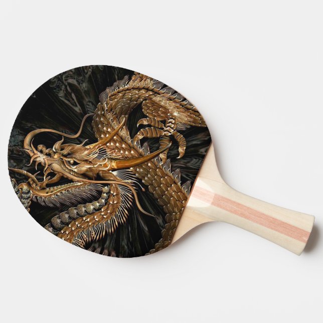 Pala De Ping Pong Dragón chino (Lateral)