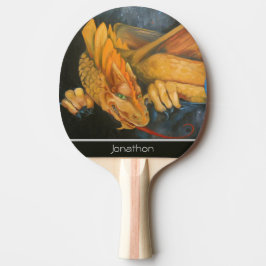 Pala De Ping Pong Dragón de oro personalizado