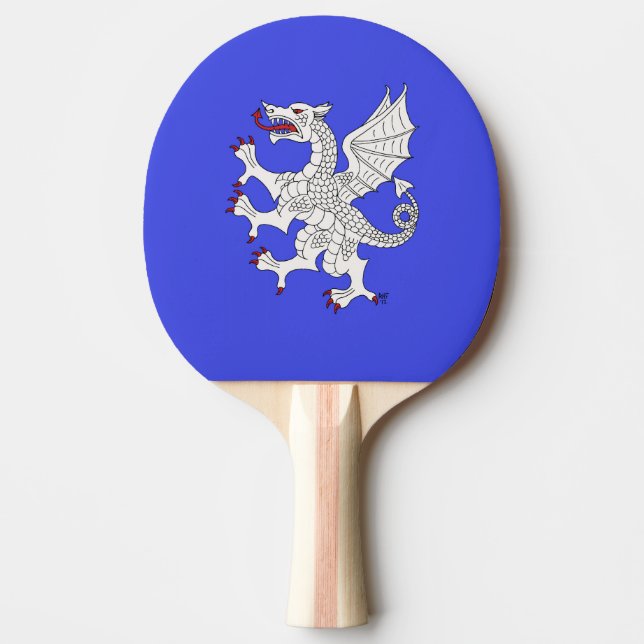 Pala De Ping Pong Dragon Rampant Argent (Anverso)