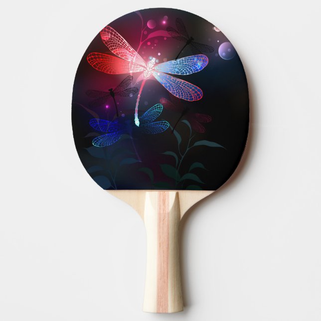 Pala De Ping Pong Dragón rojo (Anverso)